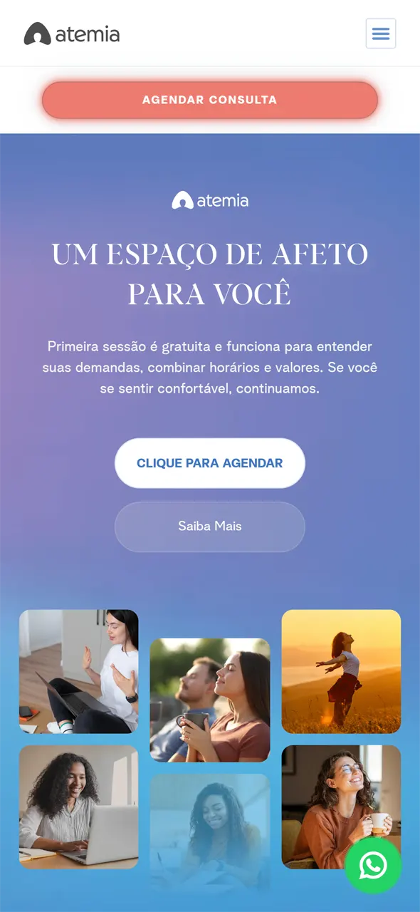 Homepage - Mobile